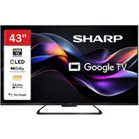 Sharp 43HR7765E QLED-Fernseher (108 cm/43 Zoll, 4K Ultra HD, Google TV, Google TV, 144Hz Gaming, HDR Dolby Vision & Dolby Atmos)
