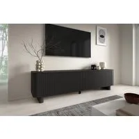 Compleo TV-Schrank modern und Japandi Design, Lowboard 200 cm breit MADE IN EU, TOPSELLER