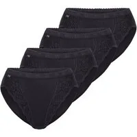 sloggi Tai-Slip 4er Pack Chic (Spar-Set, 4-St) Tai Slip - Baumwolle - Atmungsaktiv