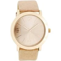 OOZOO Quarzuhr Damenuhr C8711 – Elegante Damen-Armbanduhr in Roségold und Rosa, Lederarmband, 43 mm Gehäuse – Stilvoll & Zeitlos