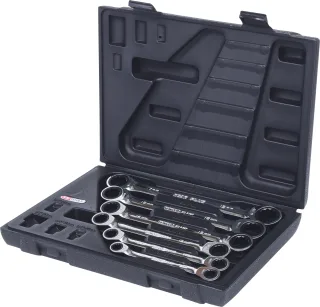 KS Tools GEARplus Doppel-Ratschenringschlüssel-Satz, 6-tlg Koffer - 503.4556