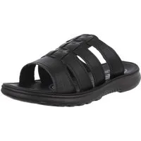 Coolwalk Herren Sandalen mit geflochtenen Riemen für Freizeit und Alltag Sandale (89543891) Flach Sandalen in Schwarz