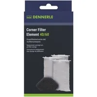 DENNERLE Kartuschen-Filterpumpe Corner Filter Element 40/60, dreilagiges Vlies, auswaschbar