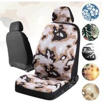 CarComfort Autositzbezug Autositzbezug Camouflage, 1 Vordersitzbezug 2tlg, 1 Kopfstützenbezug, 3-tlg.