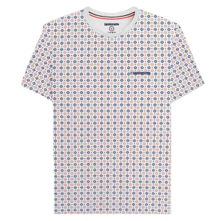 Lambretta - "SS24" T-Shirt Rundum bedruckt für Herren (Weiß)