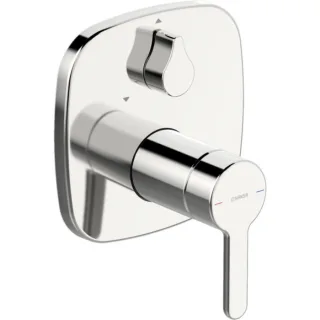Hansa Hansadesigno Fertigmontageset 81119593 Wannenarmatur, mit Funktionseinheit, chrom