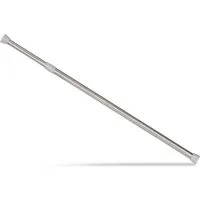 relaxdays Duschstange Teleskopstange aus Edelstahl, 66 - 110 cm