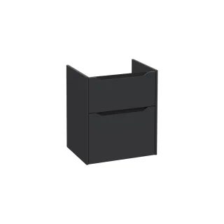 VitrA New Integra Square Waschtischunterschrank mit 2 Vollauszügen 56 x 45 x 65 cm Matt,80239 80239