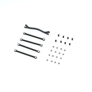 Upgraded Metal Connecting Linkage Rods/Drive Shaft Set for Land Rover Camel FMS FCX24M 1/24 RC Cars Vehicles Models Spar