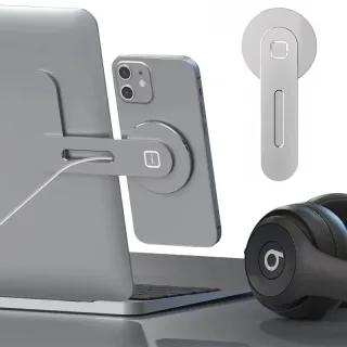 WD10 Magnetic Car Mount Hidden Car Magnetic Navigation Mount Slim&Foldable Desktop Computer Magnetic Phone Holder for iP