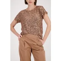 Monari T-Shirt Shirt Pailetten Allover Regular fit mit Pailletten