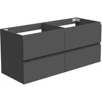 duschspa Waschtisch Unterschrank Waschbeckenunterschrank Waschtischunterschrank Badschrank, 50-120cm Hängeschrank, Matt / Hochglanz