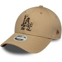 New Era Baseball Cap Los Angeles Dodgers New Era MLB Animal Infill 9Forty Women Cap Beige (1-St)