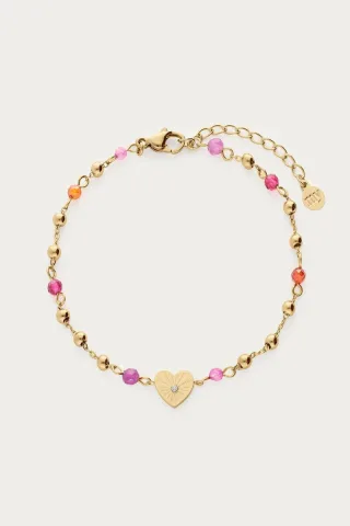 My Jewellery - Vergoldetes Perlenarmband gold - Gr. - OS