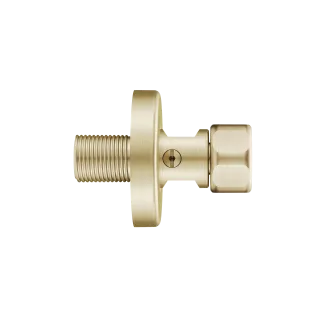 Wandanschluss 1/2"x3/4" L40 absperrbar, brushed gold 3600014965