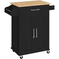 Yaheetech Küchenwagen, Servierwagen mit Schublade & 3 Schrank