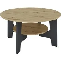 byLIVING Couchtisch JONNY, Artisan Eiche, Old Wood oder weiß, Ablageboden