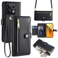 betterfon Handykette mit Portemonnaie für Xiaomi 17T - Handykette mit 5 Kartenfächer, Hände frei – mit Silikonhülle & Schnur für flexiblen Alltag