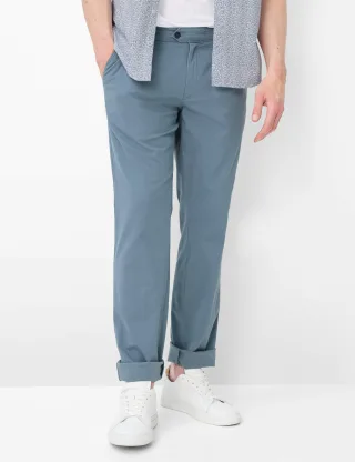 Eurex Herren Bundfaltenhose Style LUIS BLUE, Blau, Gr. 25U