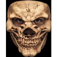 Metamorph Verkleidungsmaske Schädel Skelett - Horror Halloween Maske Fasching