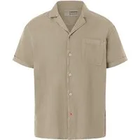 TIMEZONE Kurzarmhemd Kurzarm Hemd V-Ausschnitt Reversekragen Knopfleiste (1-tlg) Jersey Shirt
