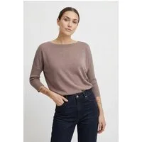 Saint Tropez Rundhalspullover A2561, MilaSZ R-Neck Viskosemischung, Casual fit