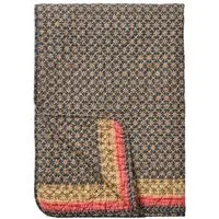Wohndecke Ib Laursen Quilt Decke Tagesdecke Rosa und Natur Muster (130x180cm), Ib Laursen