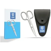 SMI Nagelschere Linkshänder Nagelschere Fingernagel Maniküre Pediküre Schere mit Etui
