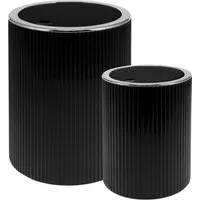 bremermann Kosmetikeimer Kosmetikeimer 2er Set GAVELLO mit Schwingdeckel // Mini 1,5 L und 5,5