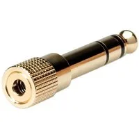 ROLINE GOLD Stereo Adapter 6,35 mm Stecker - 3,5 mm Buchse Audio-Kabel, Klinke 6,35 mm, 3-polig Stereo Männlich (Stecker), Klinke 3,5 mm, 3-polig Stereo (Mini-Klinke) Weiblich (Buchse) (1.4 cm)