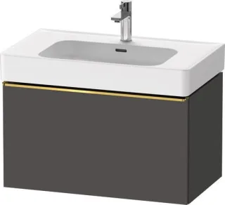 Duravit D-Neo Waschtischunterbau wandhängend Graphit Matt 784x452x440 mm - DE4277034490000 DE4277034490000