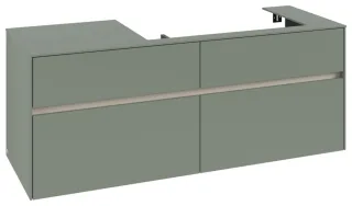 Villeroy & Boch Waschtischunterschrank Collaro C090B0 1400x548x500mm m. Bel. 4 Ausz. Waschtisch re S C090B0AF