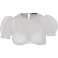 MarJo Dirndlbluse Dirndlbluse Kochel Kurzarm Puffarm ecru