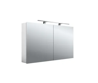 emco asis Lichtspiegelschrank mee AP 1200 mm, 2 Türen, LED neutral, weiss 4000k, 949805053 949805053