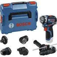 Akku-Bohrschrauber GSR 12V-32 FC Professional, 12Volt blau/schwarz, ohne Akku und Ladegerät, inkl. 5 Aufsätze, L-BOXXX