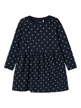 NAME IT - NMFVIVIA LS DRESS NOOS dark sapphire - Gr. - 98