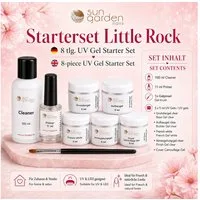 Sun Garden Nails Nagellack-Set UV-Gel Set Little Rock 5x5ml UV Gele Startset Nageldesign