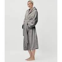 LeGer Home by Lena Gercke Unisex-Bademantel Lovina, ideal für Sauna & Spa, Hotelbademantel, Morgenmantel, Langform, Microfaser, Kapuze, Gürtel, kuschelig weicher Fleece, plüsch, für Damen und Herren, XS-3XL