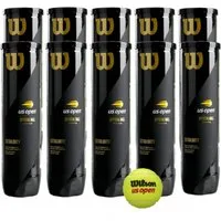 Wilson Tennisball US Open - 40 Tennisbälle - Training und Wettkampf (10 x 4er Dose)
