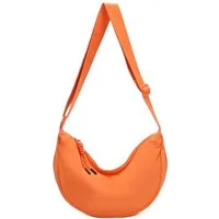 ITALYSHOP24 Schultertasche Damen Tasche MOON Bodybag Brusttasche CrossBody UNISEX Nylon, HERREN Hobo Bag Runde Umhängetasche Hüfttasche Crossover Reise modern