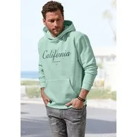 John Devin Hoodie Sweatshirt mit coolem Druck, aufgesetzter Tasche und Kapuze