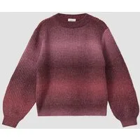 s.Oliver Longpullover Strickpullover Strickpullover im Loose Fit mit Farbverlauf