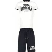 Lonsdale Trainingsanzug Maist T-Shirt & Shorts Set Normale Passform