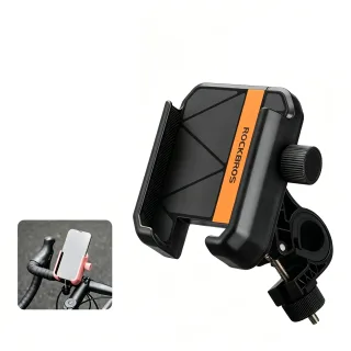 ROCKBROS Universal Bicycle Phone Mount 360° Rotation Adjustable Handlebar Holder for 4.7-7.2 Inch Cell Phone Bike & Scoo