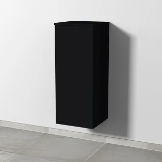 Sanipa 3way Mittelschrank mit 1 Tür, Schwarz-Matt, SF12008 SF12008