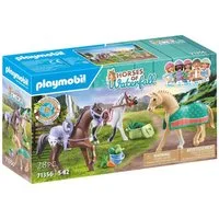 Playmobil® Spielfigur PLAYMOBIL® 71356 Horses of Waterfall 3 Pferde:Morgan,QuarterHorse&Sha