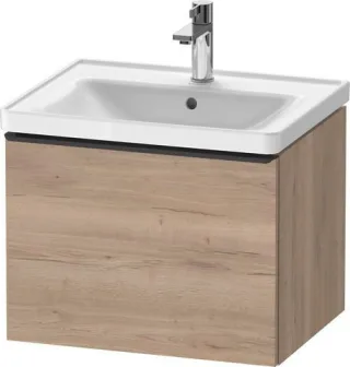 Duravit D-Neo Waschtischunterschrank wandhängend Ausz:1, Gr:Dia.Schwarz DE42490BD550000