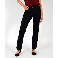 ESRA Straight-Jeans High Waist Damen Jeans Straight Leg Hose Stretch gerader Schnitt G2 Straight Jeans Damen Stretch Regular Jeans High Waist bis Plus Size