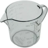 Buchsteiner Messbecher Buchsteiner Messbecher 0.35L – Transparent mit Skala, Kunststoff, (1-St)
