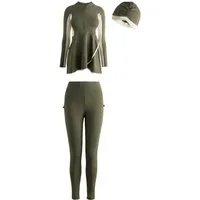 Next Badeanzug Bedeckender Burkini-Badeanzug im 3-teiligen Set (3-St)